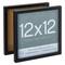 9 Packs: 2 ct. (18 total) Black Fundamentals 12" x 12" Display Case by Studio Décor®